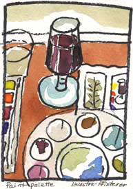 Painting by your host Linda